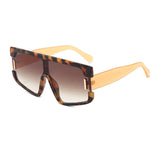 Womens 'Kiwi' Big Frame Flat Sunglasses