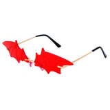 Unisex 'Bat' Shaped Sunglasses Astroshadez-Home-Astroshadez-Golden Red-ASTROSHADEZ.COM