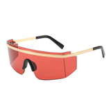 Mens 'Tyga' Large Shielded Futuristic Sunglasses Astroshadez