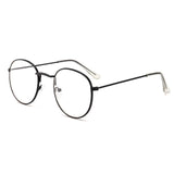Unisex 'Mona Lisa' Round Sunglasses Astroshadez-ASTROSHADEZ.COM-Black Clear-ASTROSHADEZ.COM