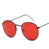 Unisex 'Mona Lisa' Round Sunglasses Astroshadez-ASTROSHADEZ.COM-Black WineRed-ASTROSHADEZ.COM