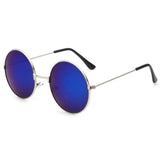 Unisex 'Pluto' Round Tea Sunglasses Astroshadez-ASTROSHADEZ.COM-Blue-ASTROSHADEZ.COM