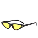 Unisex 'Brat' Triangle Shaped Sunglasses Astroshadez-ASTROSHADEZ.COM-Byellow-ASTROSHADEZ.COM