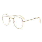 Unisex 'Mona Lisa' Round Sunglasses Astroshadez-ASTROSHADEZ.COM-Gold Clear-ASTROSHADEZ.COM