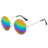 Unisex 'Pluto' Round Tea Sunglasses Astroshadez-ASTROSHADEZ.COM-Gold Colors-ASTROSHADEZ.COM