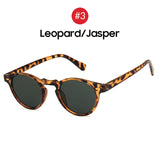 Unisex 'Robert Pattinson' Round Sunglasses Astroshadez-ASTROSHADEZ.COM-Leopard Jasper-ASTROSHADEZ.COM