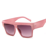 Unisex 'Give Me' Large Flat Top Square Sunglasses Astroshadez-ASTROSHADEZ.COM-Pink-ASTROSHADEZ.COM