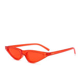 Unisex 'Brat' Triangle Shaped Sunglasses Astroshadez-ASTROSHADEZ.COM-Red-ASTROSHADEZ.COM