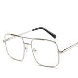 Unisex 'Sublime' Square Shaped Sunglasses Astroshadez-ASTROSHADEZ.COM-Silver Clear-ASTROSHADEZ.COM