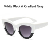 Womens 'Hazel' Cat Eye Sunglasses Astroshadez-ASTROSHADEZ.COM-WBdoublegray-ASTROSHADEZ.COM