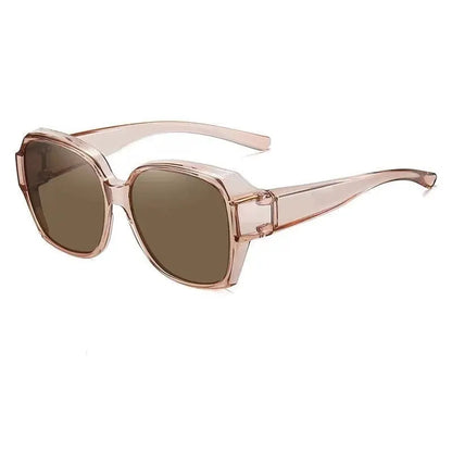 Aurelius Red Translucent Polarized Sunglasses Astroshadez by ASTROSHADEZ.COM