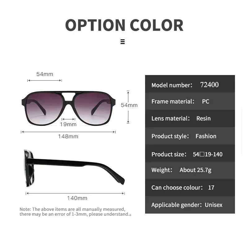 SHAUNA pilot sunglasses with black frame and gradient purple lenses, unisex fashion shades – Astroshadez