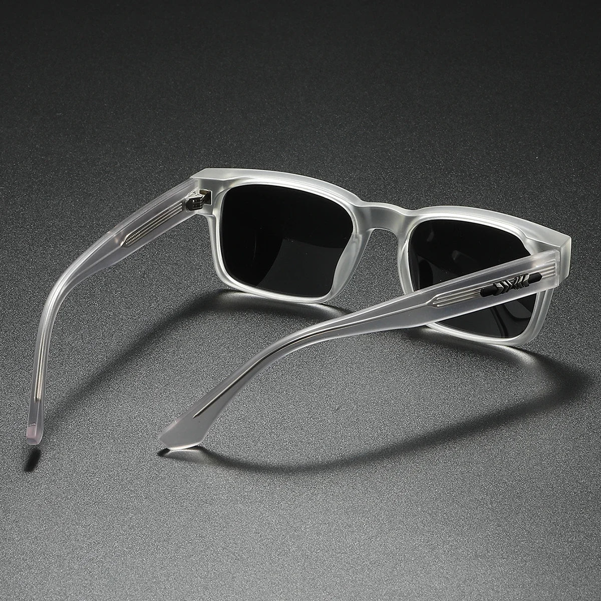 Quality Square Polarized Sunglasses Men Metal Core UV400 Unisex Sun Glasses Travel Hiking Beach Fishing Eyewear