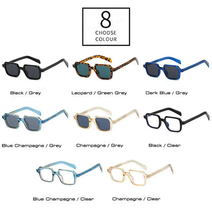 SHAUNA square sunglasses in multiple frame colors with polarized lenses; 8 colour options – Astroshadez