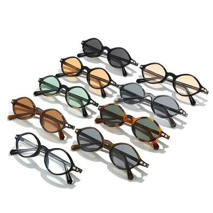 SHAUNA vintage polygon cat-eye sunglasses in assorted frame colors with tinted lenses, UV400 protection – Astroshadez