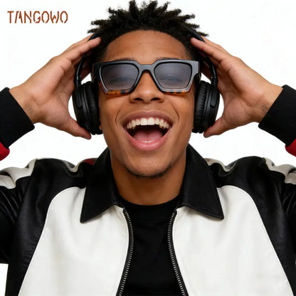 Auriastrum Jet Black Squared Sunglasses Astroshadez by ASTROSHADEZ.COM