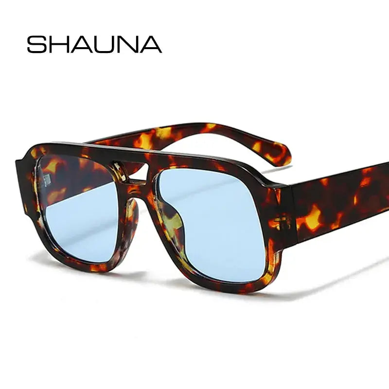 Luxon Tortoiseshell Double Bridge Sunglasses Astroshadez by ASTROSHADEZ.COM