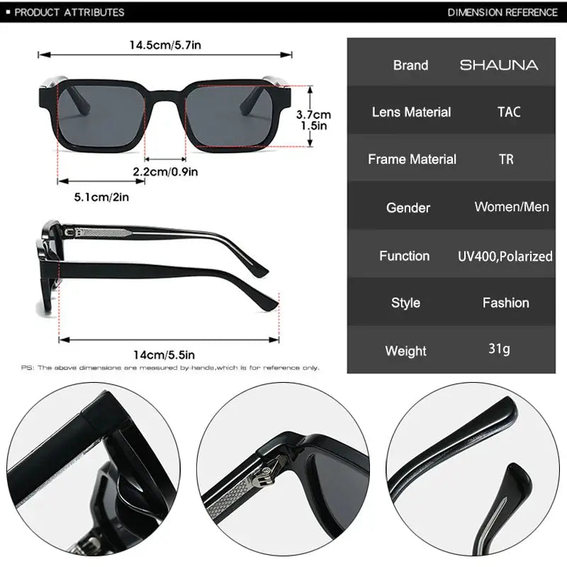 Lumara Olive Brown Square Frame Sunglasses Astroshadez by ASTROSHADEZ.COM