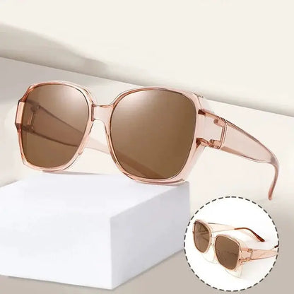 Aurelius Red Translucent Polarized Sunglasses Astroshadez by ASTROSHADEZ.COM