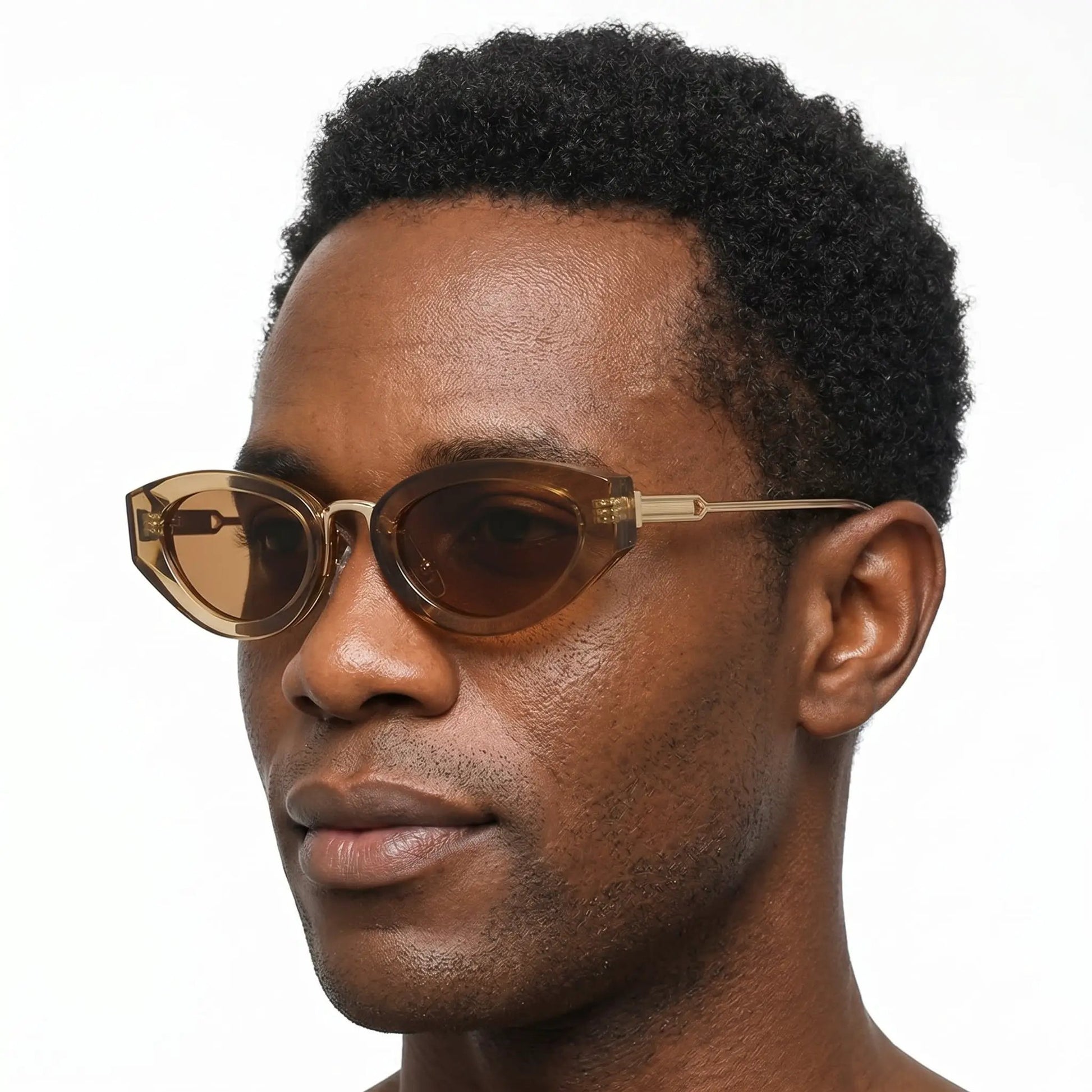 Aurelle tortoiseshell gradient sunglasses with oversized frames and brown gradient lenses – Astroshadez