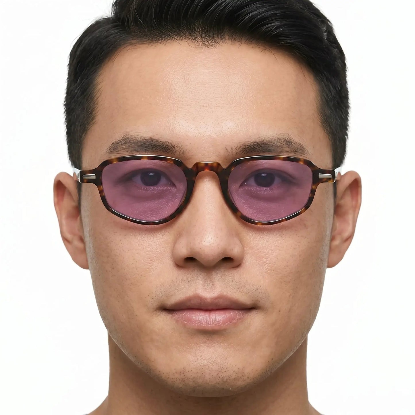 Aurea Brown Tortoise Cat-Eye Sunglasses with pink gradient lenses – Astroshadez