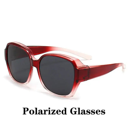 Aurelius Red Translucent Polarized Sunglasses Astroshadez by ASTROSHADEZ.COM