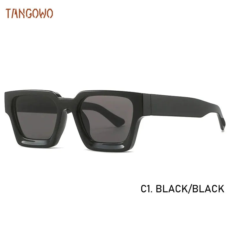 Auriastrum Jet Black Squared Sunglasses Astroshadez by ASTROSHADEZ.COM