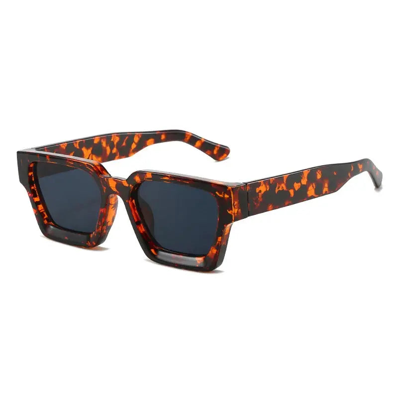 SHAUNA square tortoiseshell sunglasses with dark UV400 lenses – retro style – Astroshadez