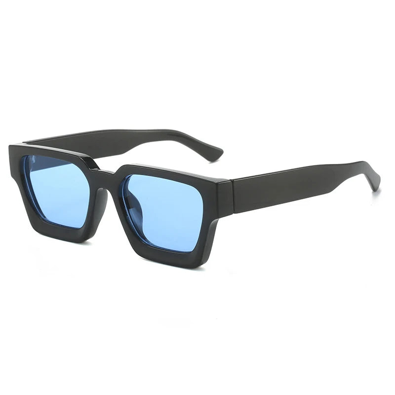 Women Square Sunglasses Retro Men Tinted Shades UV400