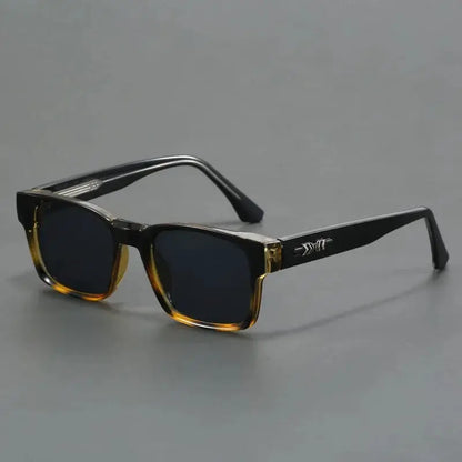 Aurelius Teal Acetate Square Polarized Sunglasses Astroshadez by ASTROSHADEZ.COM
