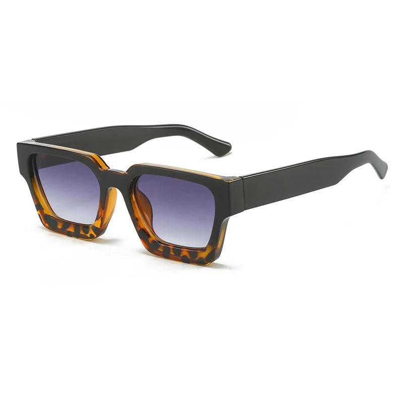 Women Square Sunglasses Retro Men Tinted Shades UV400