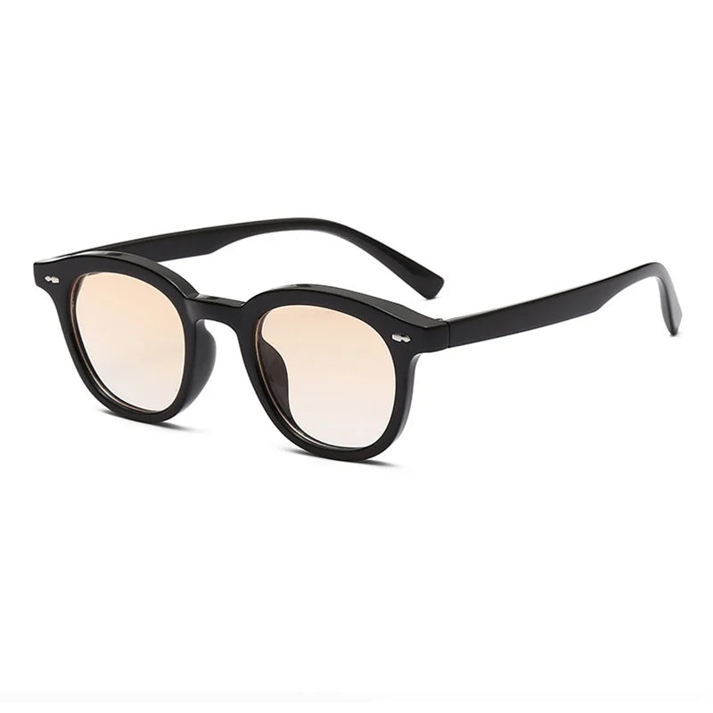 SHAUNA Ins Popular Trending Small Round Sunglasses Fashion Nail Glasses UV400