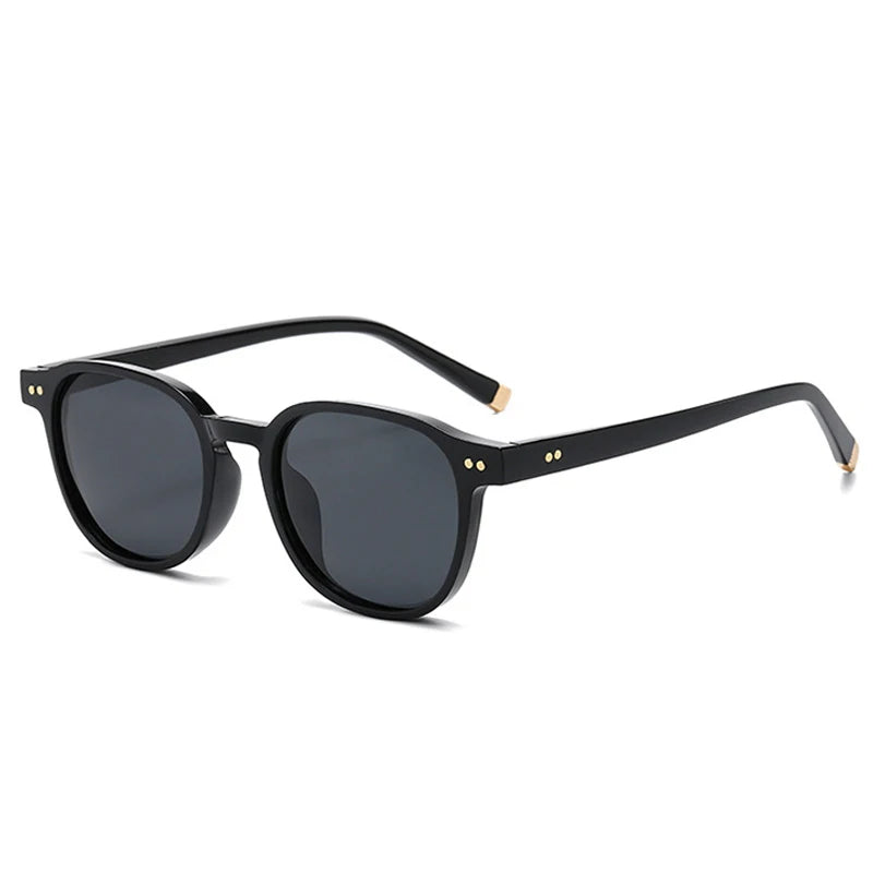 SHAUNA Retro Square Women Polarized Sunglasses Fashion Rivets Decoration Men Punk Driving Sun Glasses Shades UV400