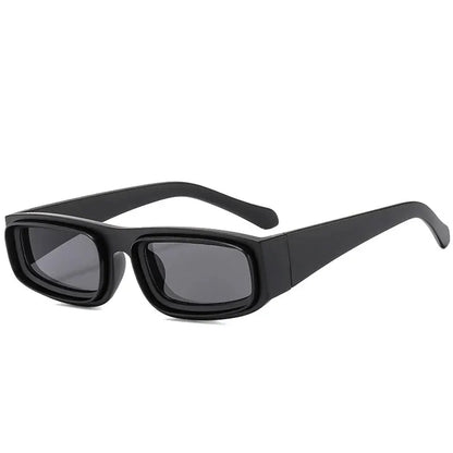 Aureon Blue Matte Plastic Rectangular Lightweight Sunglasses Astroshadez by ASTROSHADEZ.COM