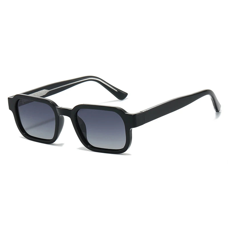 SHAUNA Fashion Square Men Polarized Sunglasses Shades UV400 Retro Punk Women Luxury Sun Glasses