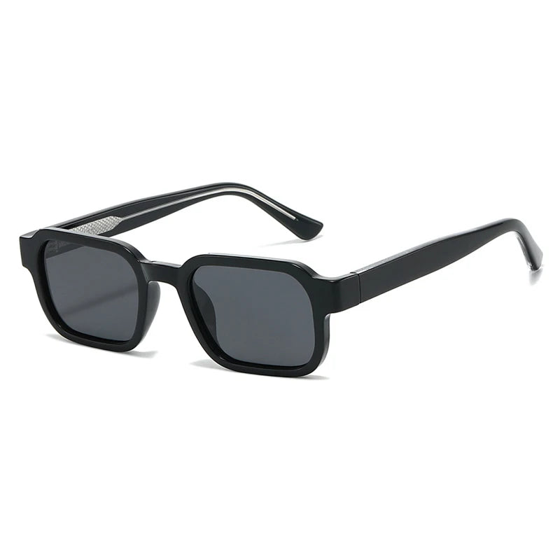 SHAUNA Fashion Square Men Polarized Sunglasses Shades UV400 Retro Punk Women Luxury Sun Glasses