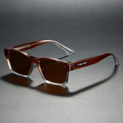 Aurelius Teal Acetate Square Polarized Sunglasses Astroshadez by ASTROSHADEZ.COM