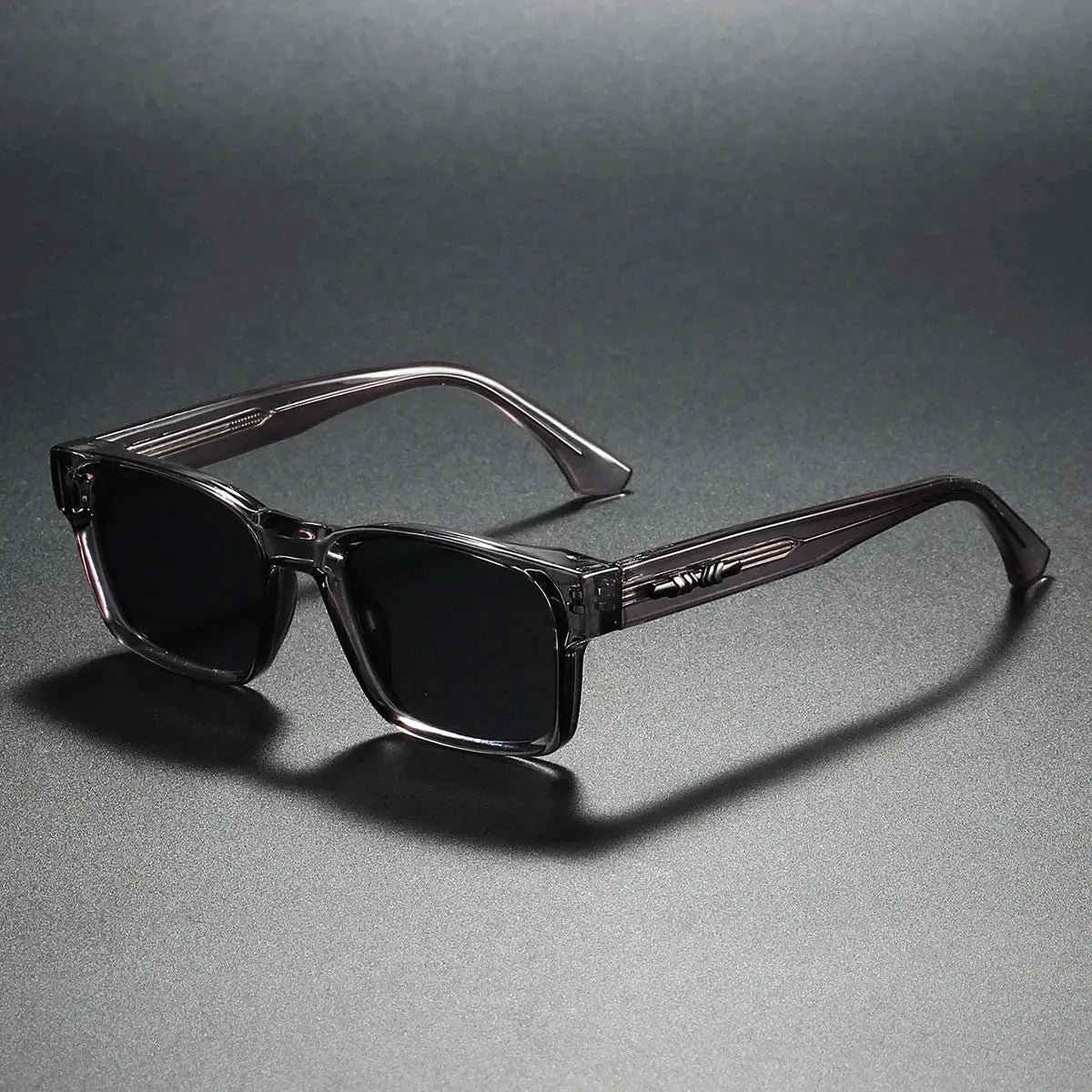 Aurelius Teal Acetate Square Polarized Sunglasses Astroshadez by ASTROSHADEZ.COM
