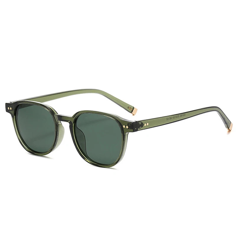 SHAUNA Retro Square Women Polarized Sunglasses Fashion Rivets Decoration Men Punk Driving Sun Glasses Shades UV400