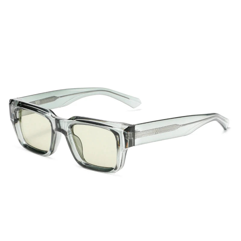 SHAUNA Ins Popular Fashion Square Women Luxury Sunglasses Retro Gradient Shades UV400 Men Trending Green Sun Glasses