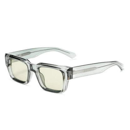 Aurelia Clear Acetate Square Gradient Sunglasses Astroshadez by ASTROSHADEZ.COM