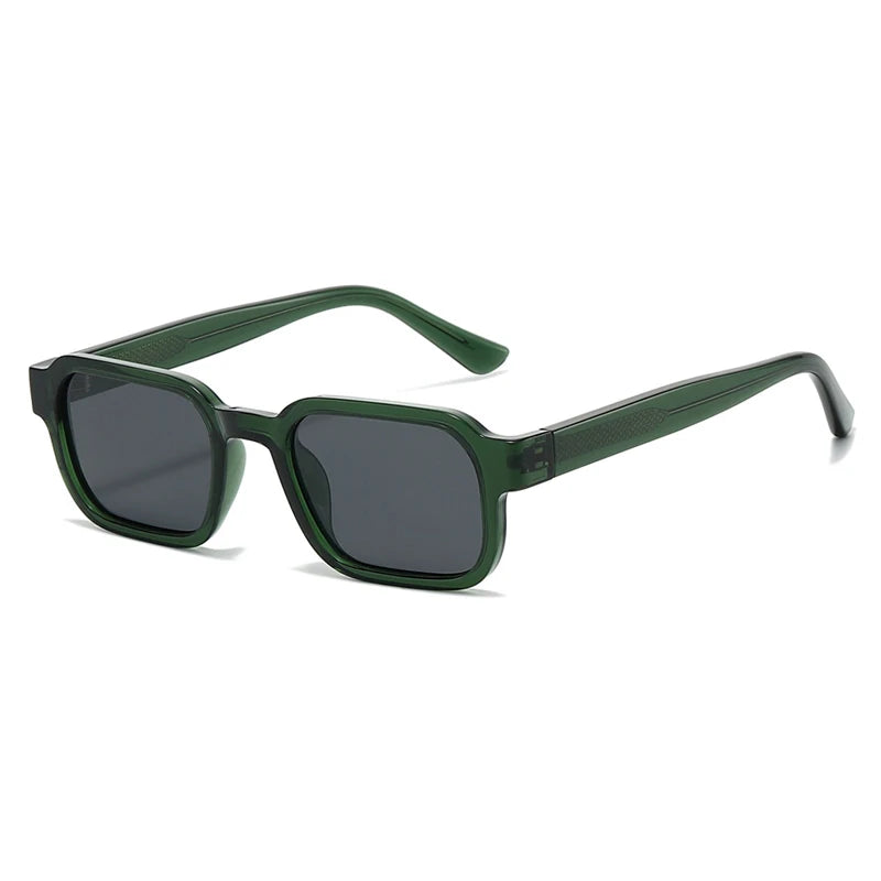 SHAUNA Fashion Square Men Polarized Sunglasses Shades UV400 Retro Punk Women Luxury Sun Glasses