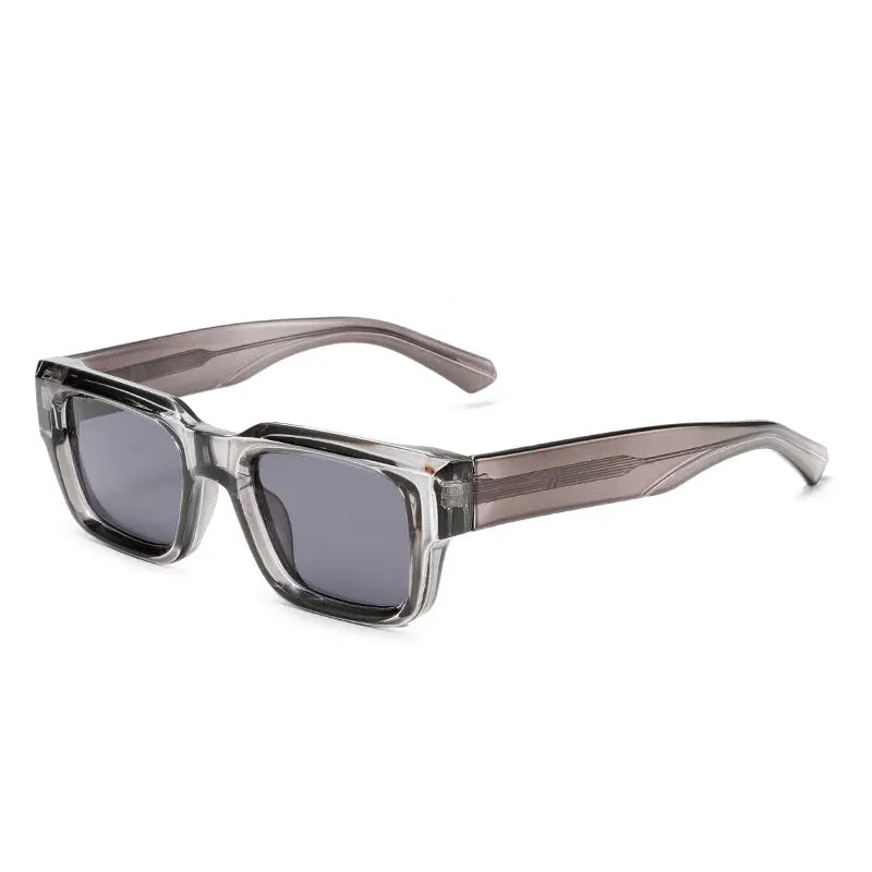 Aurelia Clear Acetate Square Gradient Sunglasses Astroshadez by ASTROSHADEZ.COM
