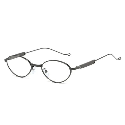 SHAUNA small cat-eye metal frame sunglasses with gunmetal finish and gray lenses, UV400 – Astroshadez