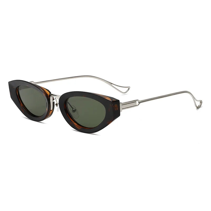 SHAUNA Retro Small Cat Eye Women Sunglasses Fashion Gradient Shades UV400 Men Yellow Sun Glasses