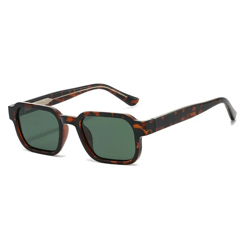 Lumara Olive Brown Square Frame Sunglasses Astroshadez by ASTROSHADEZ.COM