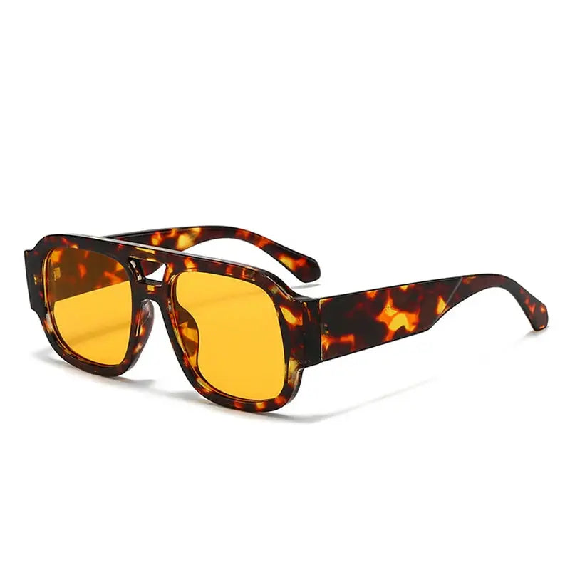 Luxon Tortoiseshell Double Bridge Sunglasses Astroshadez by ASTROSHADEZ.COM