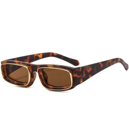 Aureon Blue Matte Plastic Rectangular Lightweight Sunglasses Astroshadez by ASTROSHADEZ.COM