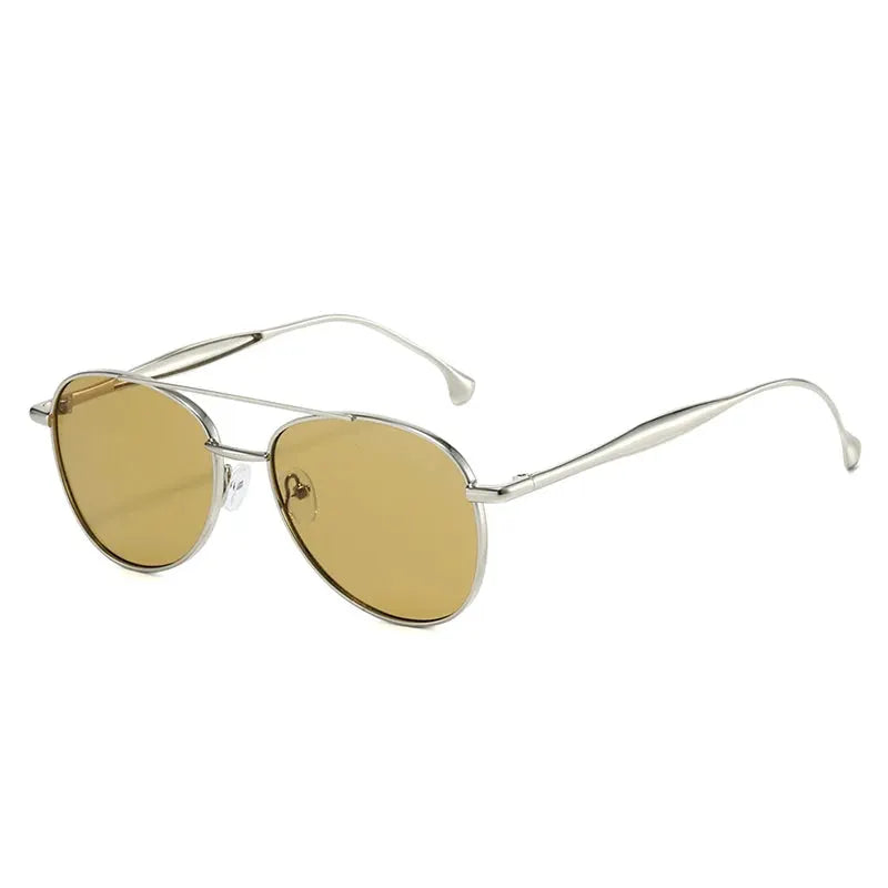 Xyrion Gold Metal Aviator Uv400 Sunglasses Astroshadez