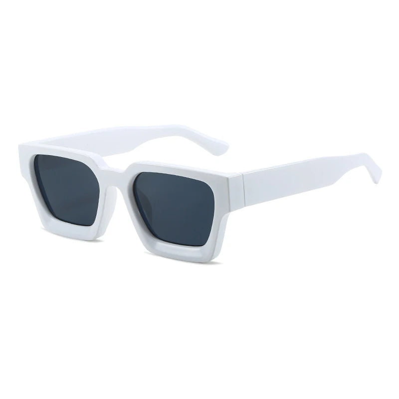 Women Square Sunglasses Retro Men Tinted Shades UV400